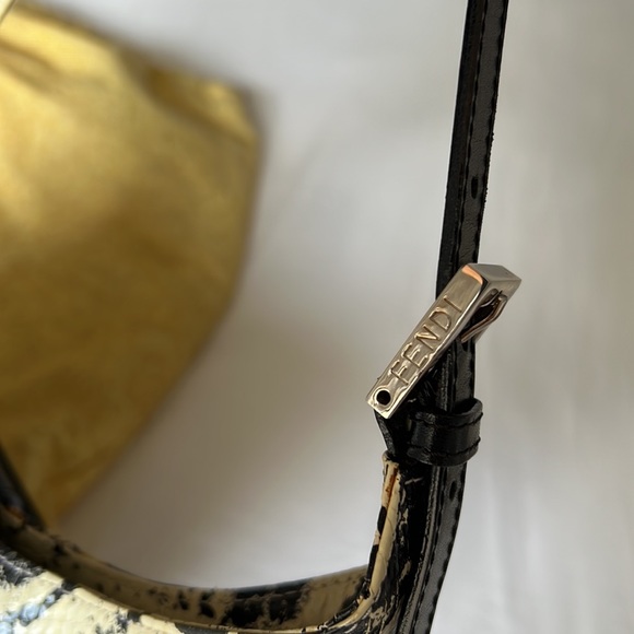 Authentic Vintage Fendi Mama Baguette Python Bag/Purse - Picture 5 of 13